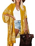 Breezy Lane Kimonos for Women Swimsuit Coverup Beach Kimono Cover Up Summer Cardigans Vacation Outfits Resort Wear