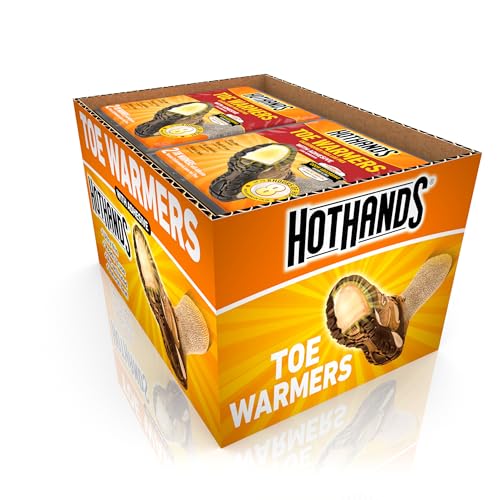 HotHands Toe Warmers - Long Lasting, Odorless, Air Activated - Up to 8 Hours of Heat - 20 Pair