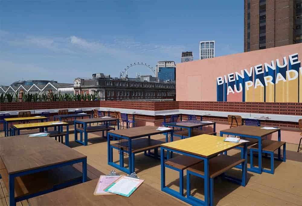 Bar Elba rooftop bar London