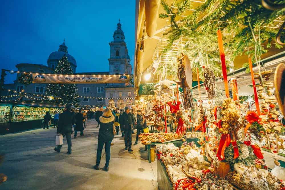 Salzburg Christmas Market in Residenzplatz