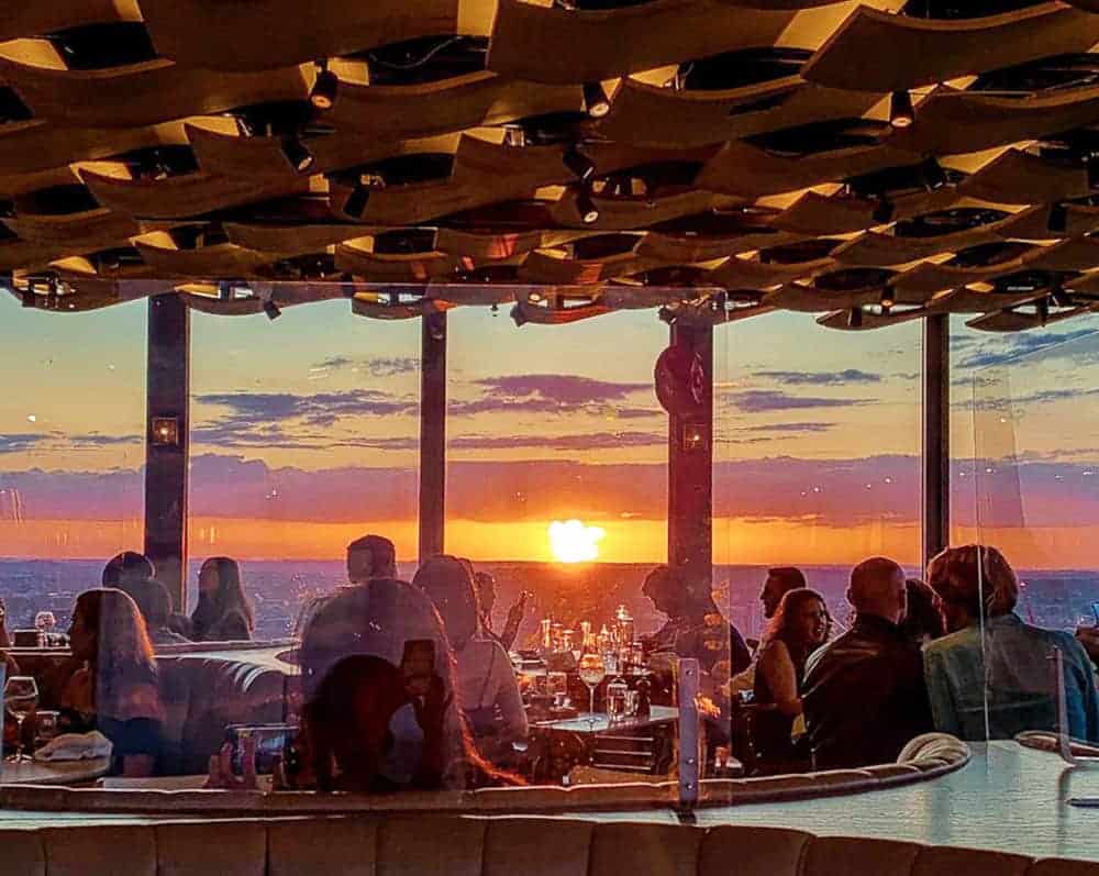 Duck and Waffle London view