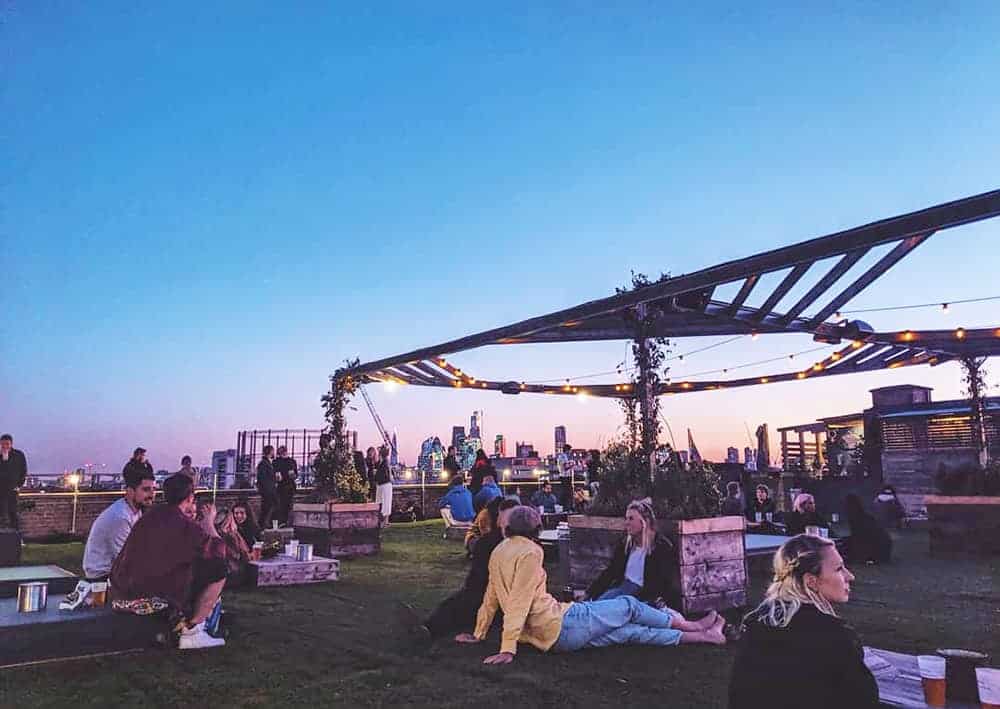 Chilling at Netil 360