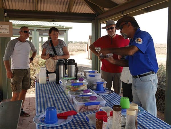 Picnic in Mungo National Park