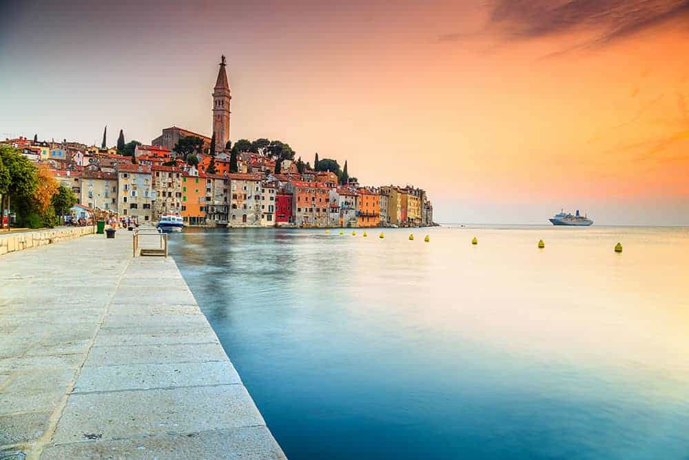 Rovinj on the Istrian Peninsula, Croatia