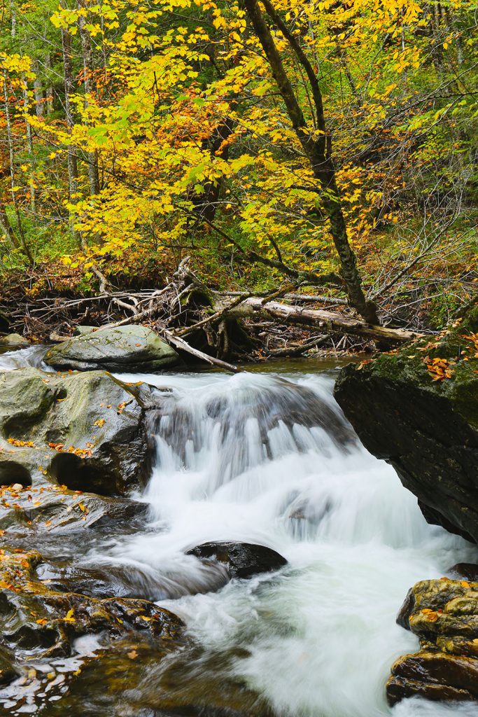 A beautiful little waterfall in Vermont
