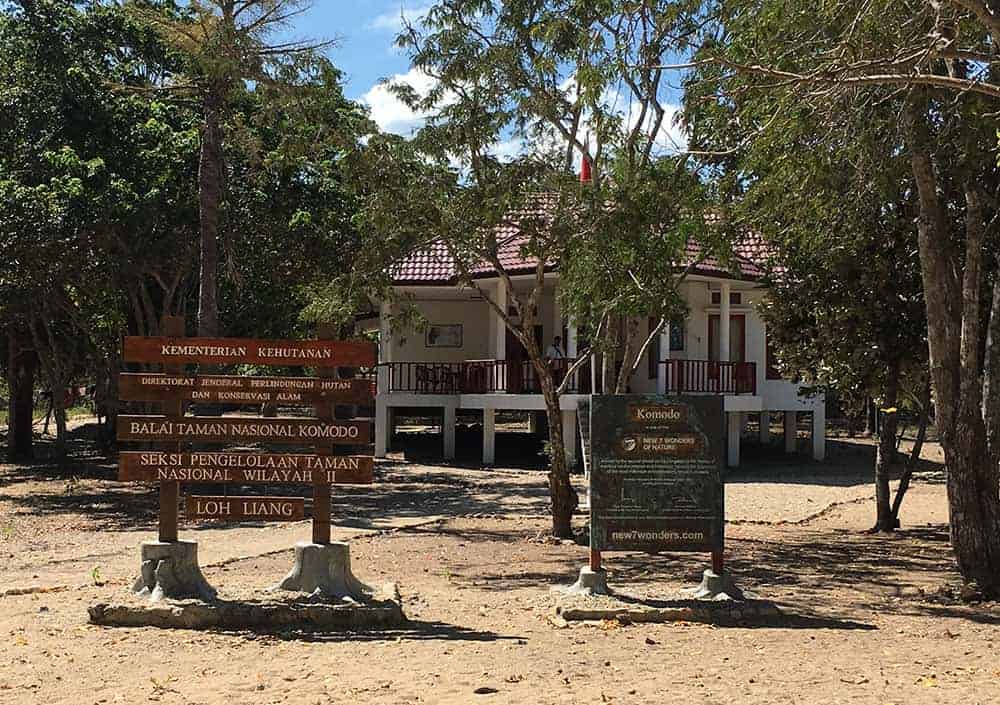 Komodo Island buildings